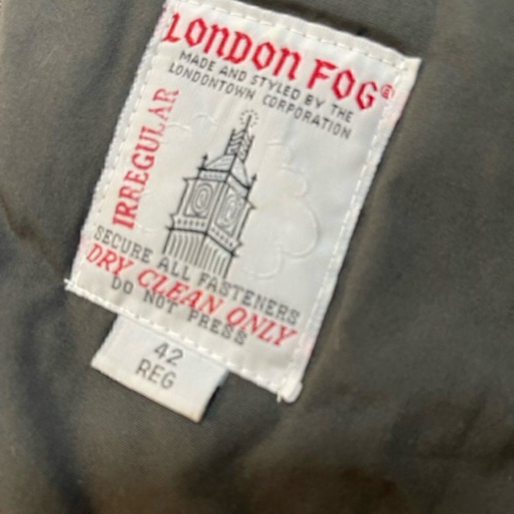 Vintage London Fog Winning Edge Wool Flannel Lined Jacket Euc Sz 42r Excellent C View 4